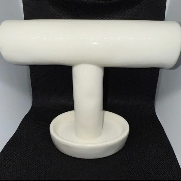 BRACELET RAE DUNN ARTISAN COLLECTION BRACELET RING HOLDER WHITE BY MAGENTA #189 - Picture 6 of 8